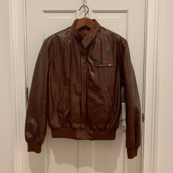 Members Only Other - VTG 1980's MEMBERS ONLY Leather Jacket Cognac